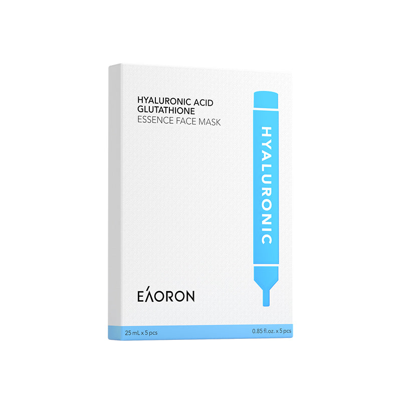 (現貨)🇦🇺EAORON Hyaluronic Acid Glutathione Essence Face Mask 新版玻尿酸水光白膜 25ml X 5片 (10盒或以上每盒$14)