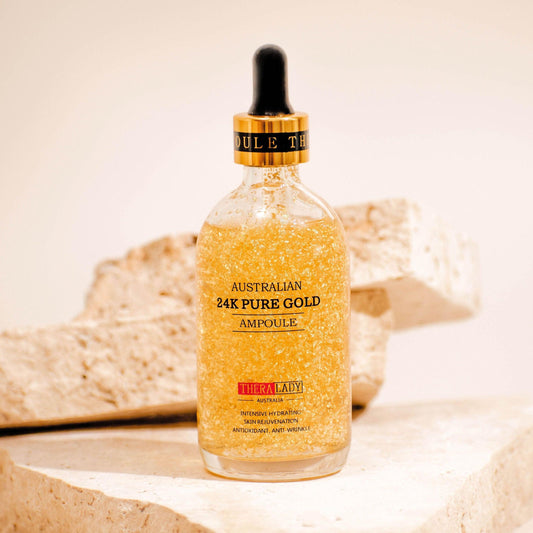 (現貨)Thera Lady: 保濕大金瓶 100ml                                               24K Pure Gold Ampoule 100ml (有效日期: 16/12/2026)