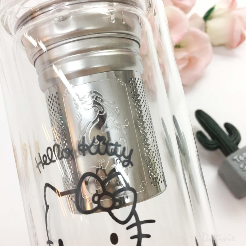HELLO KITTY智能雙層玻璃茶杯 380ml
