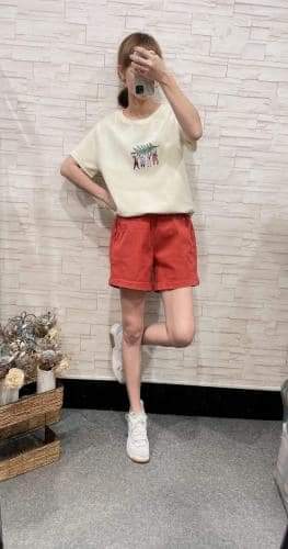 🇰🇷腰鬆緊短褲