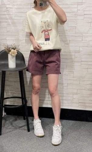🇰🇷腰鬆緊短褲