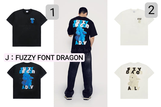 (預購) ADLV <J> FUZZY FONT DRAGON