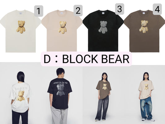 (預購) ADLV <D> BLOCK BEAR