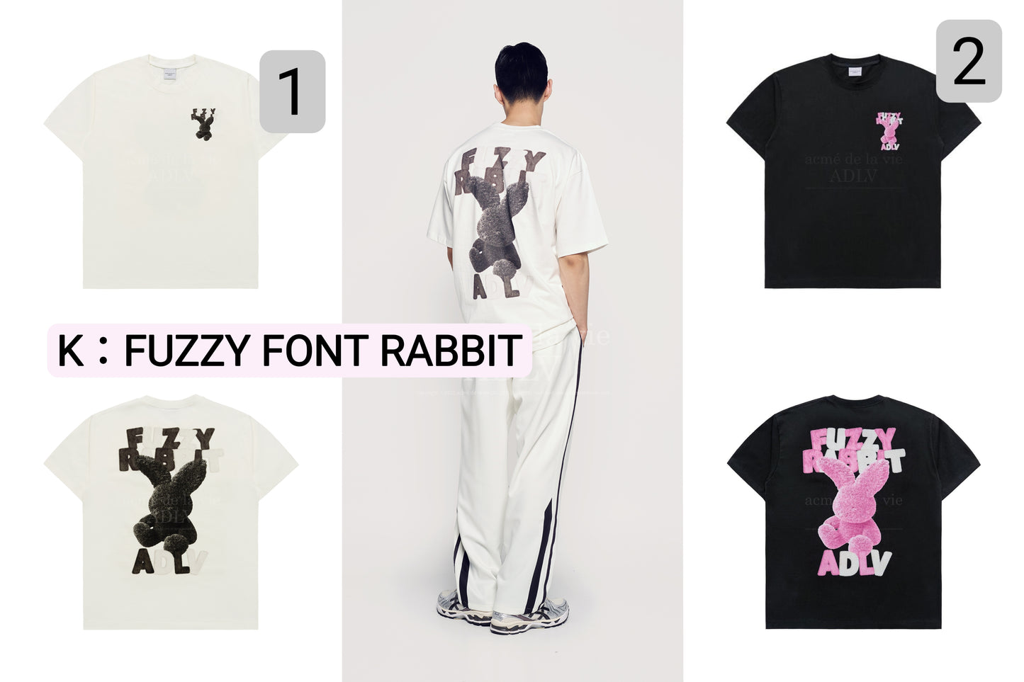 (預購) ADLV <K> FUZZY FONT RABBIT