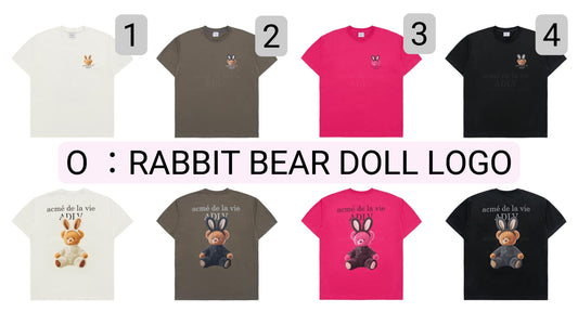 (預購) ADLV <O> RABBIT BEAR DOLL LOGO